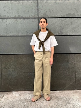 田中千加良さん（メンズ・173cm）の夏コーディネート