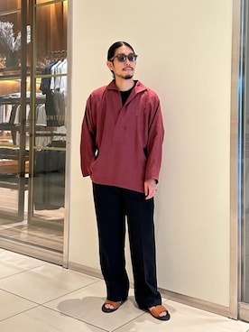 田中千加良さん(メンズ・173cm)の夏コーディネート