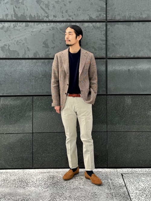 別注】＜BRIGLIA 1949＞ツイル ノープリーツ パンツ（チノパンツ