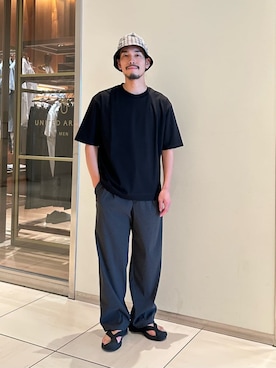 田中千加良さん（メンズ・173cm）の夏コーディネート