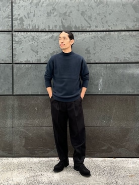 「united arrows」｜田中千加良さん（メンズ・173cm）の秋コーディネート