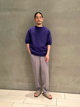 田中千加良さん（メンズ・173cm）の春コーディネート