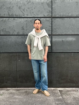 「UNITED ARROWS（ユナイテッドアローズ）のアイテム」を使った、田中千加良さん（メンズ・173cm）の夏コーディネート