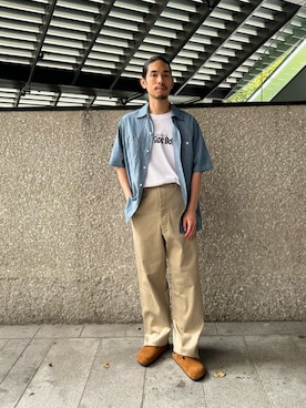 田中千加良さん（メンズ・173cm）の夏コーディネート