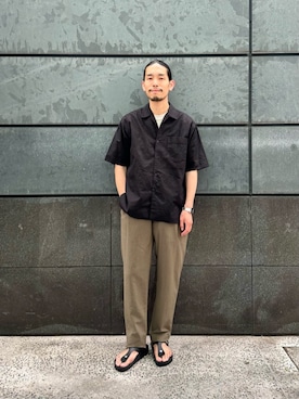 田中千加良さん（メンズ・173cm）の春コーディネート