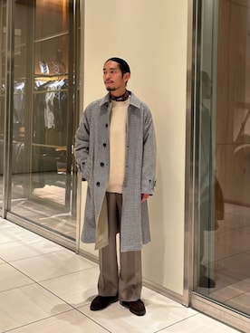 田中千加良さん（メンズ・173cm）の冬コーディネート