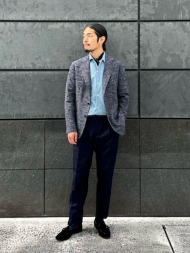 田中千加良さん（メンズ・173cm）の春コーディネート