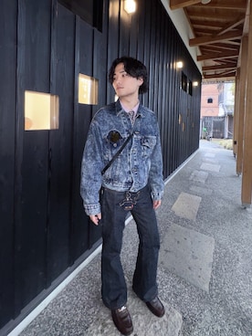 「SUGARHILL（シュガーヒル）のアイテム」を使った、HRさん（メンズ・165cm）の春コーディネート