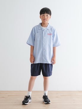 「アイテム（シャツ/ブラウス）」を使った、DOORS KIDSさん（キッズ・145cm）の夏コーディネート