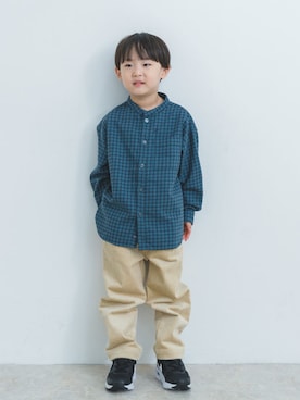 「アイテム（Tシャツ/カットソー）」を使った、DOORS KIDSさん（キッズ・120cm）の秋コーディネート