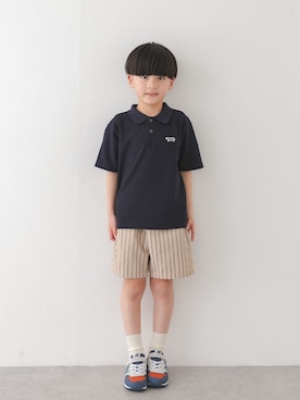 「TOWNCRAFT（タウンクラフト）のアイテム」を使った、DOORS KIDSさん（キッズ・120cm）の夏コーディネート