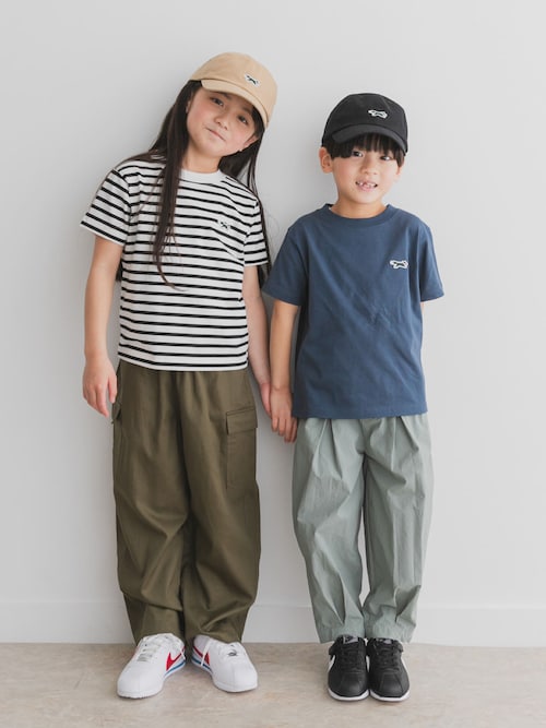 muu closet Tシャツ　親子3点セット muu closet 🪡親子リンク💞 | muu original summer border 2nd