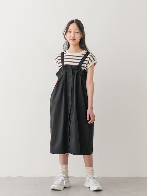 セール】『150サイズあり』変形ワッフルノースリーブプルオーバー(KIDS