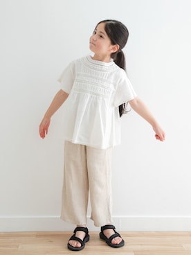 「アイテム（パンツ）」を使った、DOORS KIDSさん（キッズ・125cm）の夏コーディネート