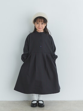 「アイテム（ワンピース/ドレス）」を使った、DOORS KIDSさん（キッズ・120cm）の秋コーディネート