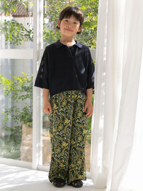 アーバンリサーチ Wide Dad 25SS SHADE TECH ポロシャツ セール】クロップドメッシュシャツ(KIDS)（ポロシャツ）｜URBAN