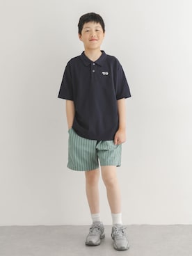 「TOWNCRAFT（タウンクラフト）のアイテム」を使った、DOORS KIDSさん（キッズ・120cm）の夏コーディネート