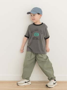 「Champion（チャンピオン）のアイテム」を使った、DOORS KIDSさん（キッズ・120cm）の春コーディネート