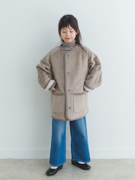 「アイテム（その他アウター）」を使った、DOORS KIDSさん（キッズ・120cm）の秋コーディネート