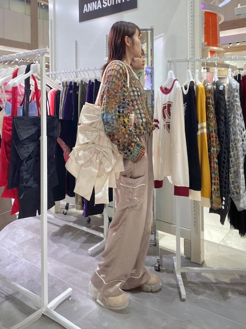 トリプルリボントートバッグ（トートバッグ）｜ANNA SUI NYC