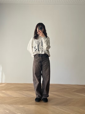 「CANAL JEAN（キャナルジーン）のアイテム（アクセサリー）」を使った、maoさん（レディース・149cm）の秋コーディネート