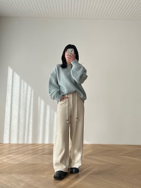「CANAL JEAN（キャナルジーン）のアイテム」を使った、maoさん（レディース・151cm）の冬コーディネート
