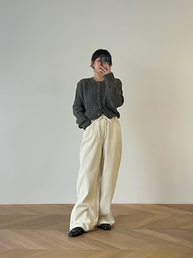「150cm台コーデ」｜「アイテム（ローファー）」を使った、maoさん（レディース・149cm）の秋コーディネート