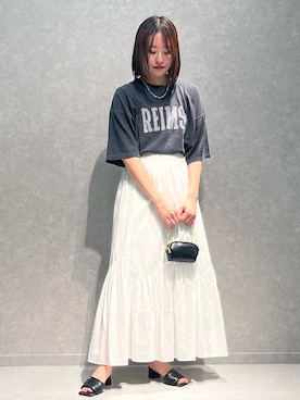 「Rougevif」｜「アイテム（サンダル）」を使った、たでぃさん（レディース・162cm）の夏コーディネート