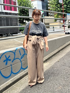 「アイテム（ワンピース）」を使った、yaeさん（レディース・153cm・40代）の夏コーディネート