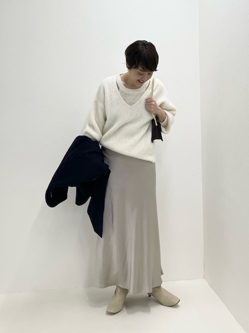 セール】《手洗い可能》スパンコールモヘヤレイヤード風プルオーバー