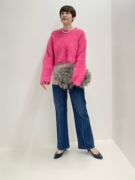 「Laraaji（ララージ）のアイテム（トップス）」を使った、nol SUGAさん（レディース・158cm）の秋コーディネート