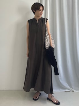 「NOLLEY’S（ノーリーズ）のアイテム（ワンピース/ドレス）」を使った、nol SUGAさん（レディース・158cm）の夏コーディネート