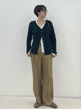「アイテム（パンプス）」を使った、nol SUGAさん（レディース・158cm）の秋コーディネート
