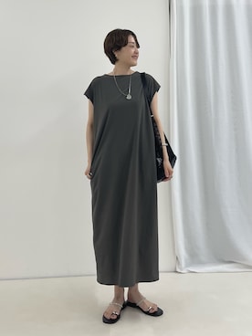「NOLLEY’S（ノーリーズ）のアイテム（ワンピース/ドレス）」を使った、nol SUGAさん（骨格ストレート・レディース・158cm）の夏コーディネート