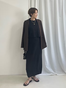 「アイテム（フォーマルスーツ/小物）」を使った、nol SUGAさん（レディース・158cm）の夏コーディネート