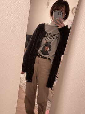 「feepur（フェピュール）のアイテム（チノパンツ）」を使った、soraさん（レディース・159cm）の春コーディネート