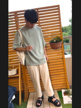 okitoお休み中です🙏さん（メンズ・164cm）の夏コーディネート