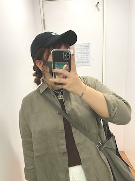 「Acne Studios（アクネストゥディオズ）のアイテム（ハンドバッグ）」を使った、zoeeeyeungさん（レディース・158cm）の冬コーディネート