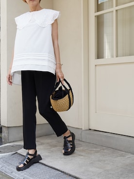 ミドリ🐎🐎🐎さん（レディース・160cm）の夏コーディネート