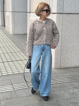 「HERMES（エルメス）のアイテム」を使った、ミドリ🐎🐎🐎さん（レディース・160cm）の冬コーディネート