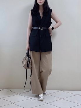 「アイテム（ブレスレット）」を使った、susan925さん（レディース・163cm）の秋コーディネート