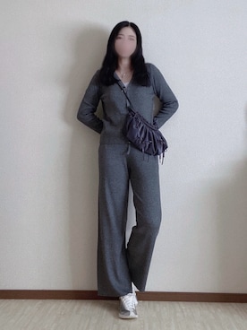 「アイテム（イヤリング）」を使った、susan925さん（レディース・163cm）の秋コーディネート