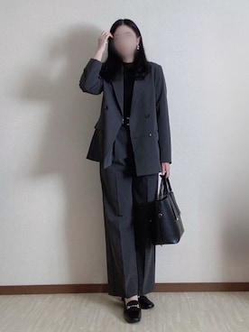 「アイテム（イヤリング）」を使った、susan925さん（レディース・163cm）の秋コーディネート