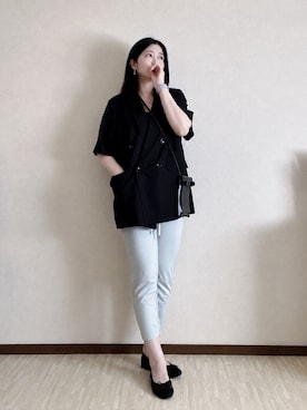 「menue（メヌエ）のアイテム」を使った、susan925さん（レディース・163cm）の夏コーディネート