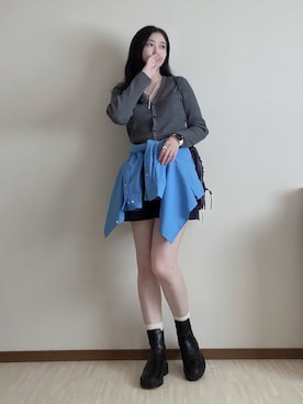 「アイテム（レッグウェア）」を使った、susan925さん（レディース・163cm）の秋コーディネート