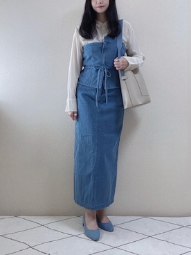 「ビスチェ」｜susan925さん（レディース・163cm）の秋コーディネート