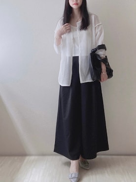 「NATURAL BEAUTY BASIC（ナチュラルビューティーベーシック）のアイテム」を使った、susan925さん（骨格ナチュラル・レディース・163cm）の春コーディネート