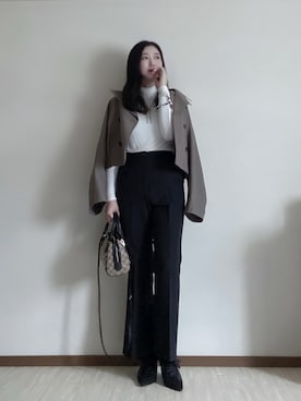 「アイテム（ブレスレット）」を使った、susan925さん（レディース・163cm）の秋コーディネート