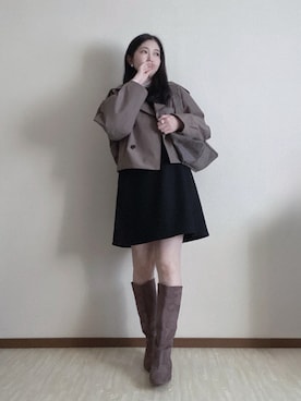 「GOLDY（ゴールディ）のアイテム」を使った、susan925さん（レディース・163cm）の冬コーディネート