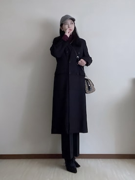 「アイテム（キャップ）」を使った、susan925さん（レディース・163cm）の秋コーディネート